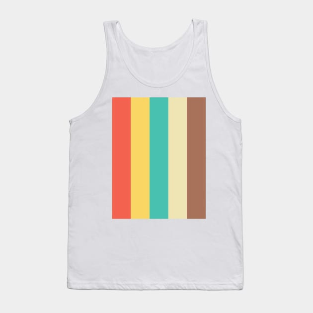 Vintage Stripes. Tank Top by nickemporium1